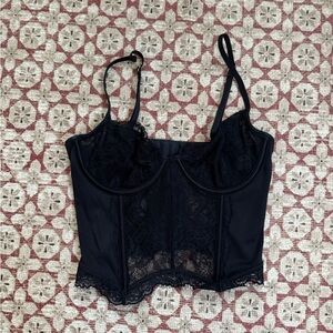 Abercrombie & Fitch Black Lace Bra Top